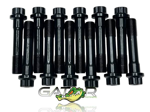 Gator Fasteners Heavy Duty Rod Bolt Kit for Dodge (1989-04) 5.9L Cummins Diesel (machined cap rods)